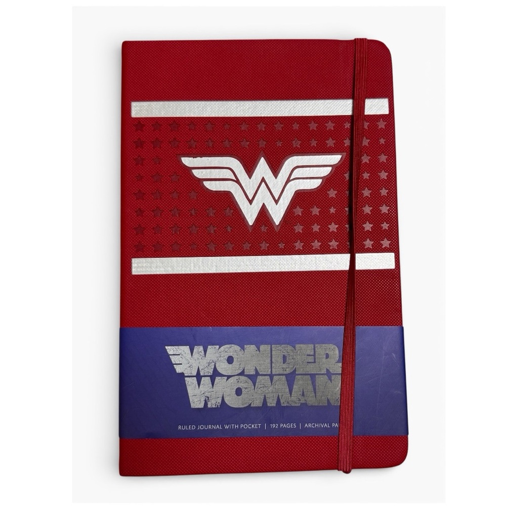 Wonder Woman Red Logo Writing Journal Stationery Accessory